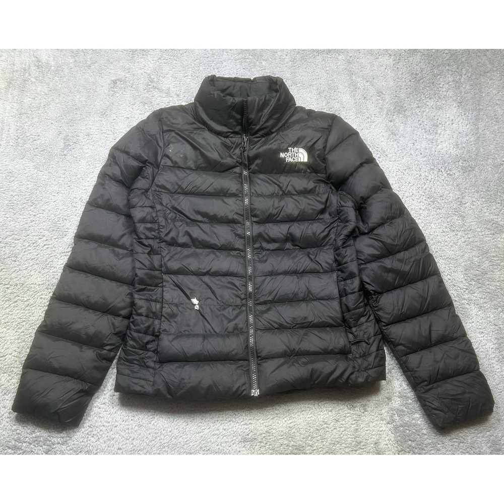 The North Face Jacket Woman's S Black  Aconcagua 550‎ Down Puffer *HOLE SPOTS